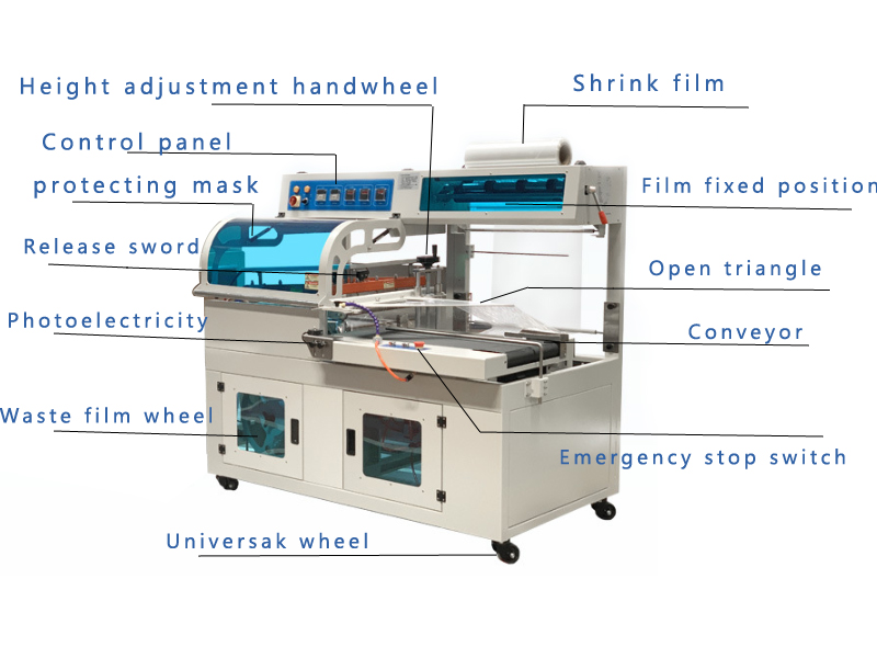 thermal shrink wrapping packing machine